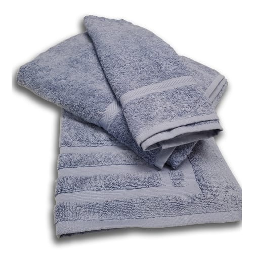 Fairview Bath Towel, Cotton Dobby Border, 30x60, 18.0 lbs/dz, Colonial Blue